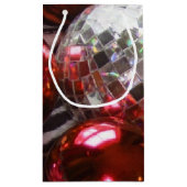 Red Baubles Geschenktasche Kleine Geschenktüte (Rückseite)