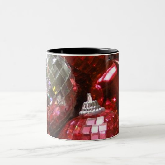 Red Baubles zweifarbige Tasse (Mittel)