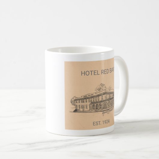 Red Bay Hotel Est 1924 Tasse (VorderseiteRechts)