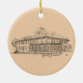 Red Bay Hotel Keramik Ornament (Hinten)