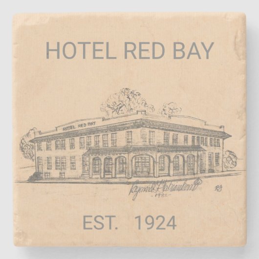 Red Bay Hotel Untersetzer (Vorderseite)