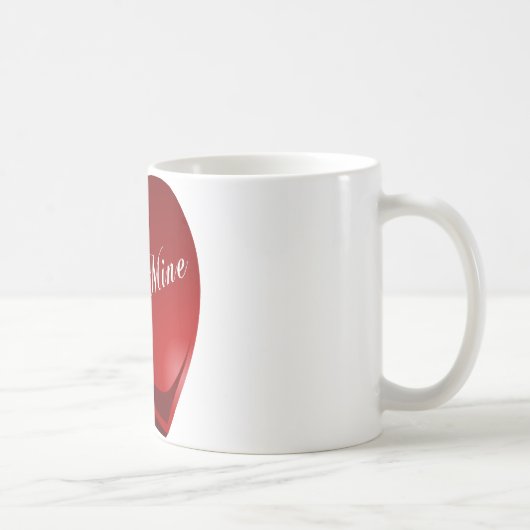 Red Be my Heart Kaffeetasse (Rechts)
