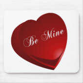 Red Be my Heart Mousepad (Vorne)