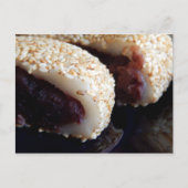 Red Bean Paste Bun Postkarte (Vorderseite)