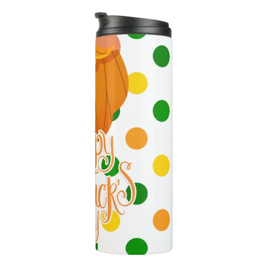 Red Beard - Happy St Patrick's Day Thermosbecher (Nach rechts gedreht)