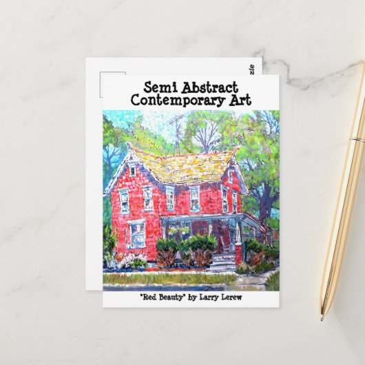 Red Beauty #150704 Postkarte (Vorderseite/Rückseite Beispiel)