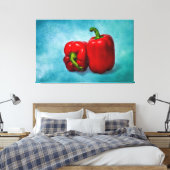 Red Bell Paprikaschoten Leinwanddruck (Insitu (Schlafzimmer))