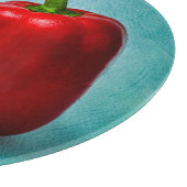Red Bell Paprikaschoten Schneidebrett (Ecke)