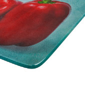 Red Bell Paprikaschoten Schneidebrett (Ecke)
