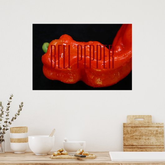 Red Bell Pepper Poster (Küche)