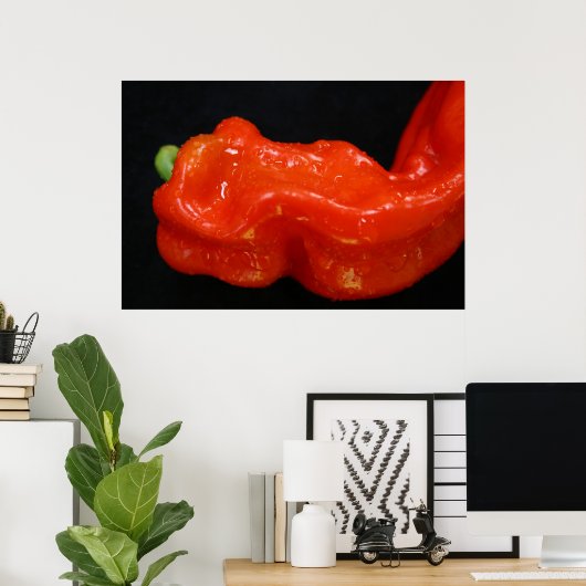 Red Bell Pepper Poster (Heimbüro)