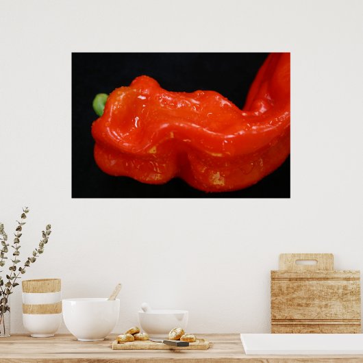 Red Bell Pepper Poster (Küche)