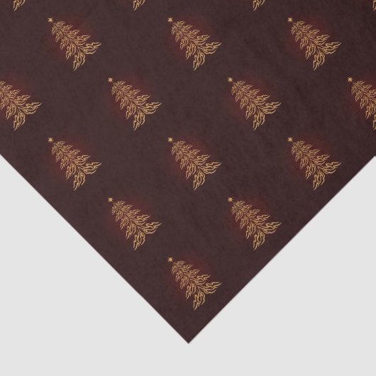 Red Bell Weihnachtsbaum Tissue Paper Seidenpapier (Ausschnitt)