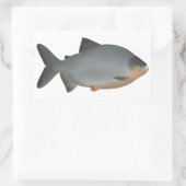 Red-bellied Pacu Rechteckiger Aufkleber (Tasche)