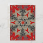 Red-bellied Woodpecker Geometric Card Feiertagskarte (Vorne/Hinten)