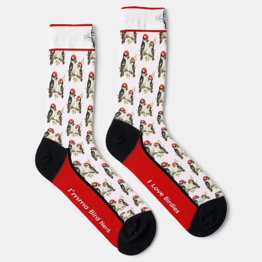 Red Bellied Woodpecker Socken (Rechts)