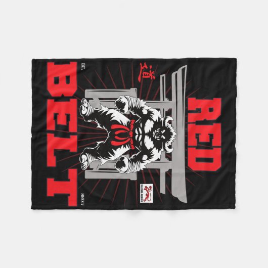 Red Belt Championship in Sight! Fleecedecke (Vorderseite (Horizontal))