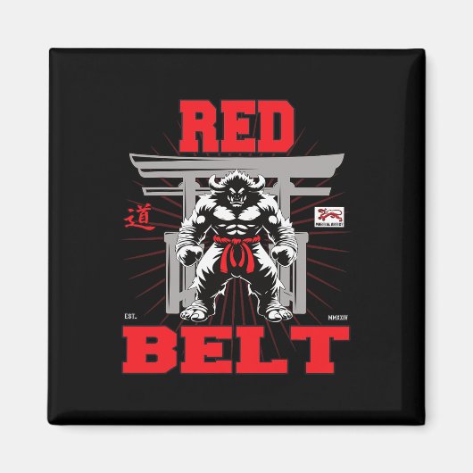 Red Belt Championship in Sight! Magnet (Vorne)