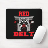 Red Belt Championship in Sight! Mousepad (Mit Mouse)