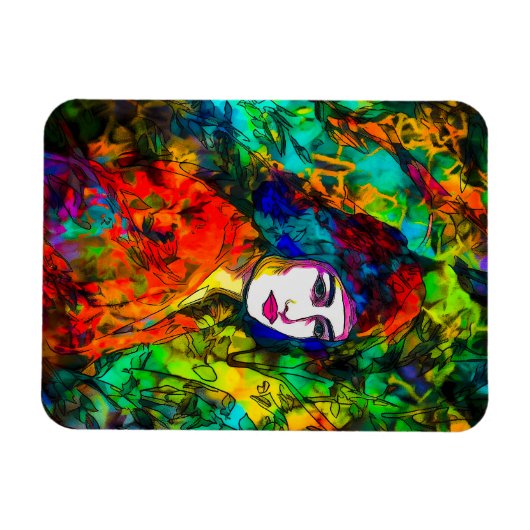 Red Beret Magnet (Horizontal)