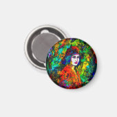 Red Beret Magnet (Vorderseite/Rückseite)