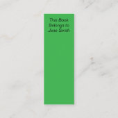 Red Beret Mini Visitenkarte (Rückseite)