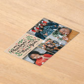 Red Berries 4 Foto Frohe Weihnachtsfeier Neues Jah Acryleinladungen (Ablage )