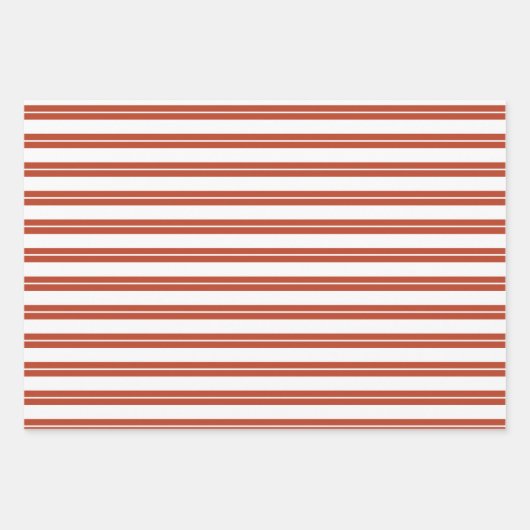 Red Berries Blue Blumen Kariert Streifen Weihnacht Geschenkpapier Set (Vorderseite 2)