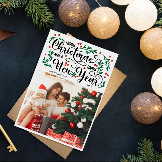 Red Berries Foto Frohe Weihnachten Frohes Neues Ja