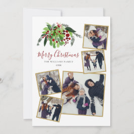 Red Berries Greenery 5 Foto Weihnachten