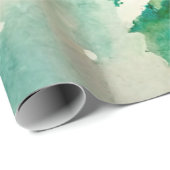 Red Berries Grüne Weihnachten Geschenkpapier (Rolleneckpunkt)