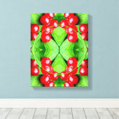 Red Berries Nature Frame erstellen Sie Ihr eigenes Leinwanddruck (Insitu (Holzboden))