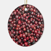 Red berries of the Himalayas Keramik Ornament (Links)