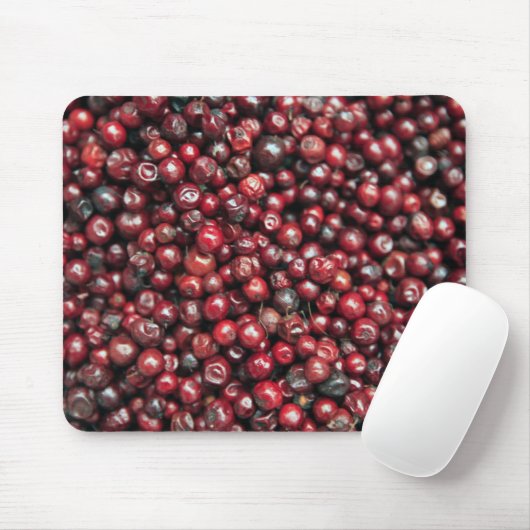 Red berries of the Himalayas Mousepad (Mit Mouse)