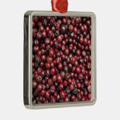 Red berries of the Himalayas Ornament Aus Metall (Rechts)