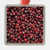 Red berries of the Himalayas Ornament Aus Metall (Vorne)