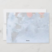 Red Berries - Schnee-Foto-Urlaubskarte Feiertagskarte (Rückseite)