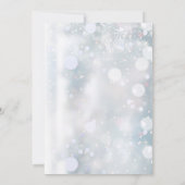 Red Berries Snow Company LogoWeihnachts-Party Einladung (Rückseite)