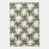 Red Berries Weihnachtsküche Handtuch (Vertikal)