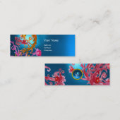RED BERRIES WIRBEL GEMSTONE blue Mini Visitenkarte (Vorne/Hinten)