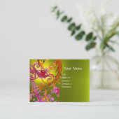 RED BERRIES WIRBEL GEMSTONE Gelb Visitenkarte (Stehend Vorderseite)