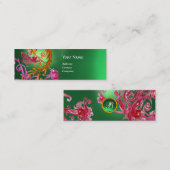 RED BERRIES WIRBEL GEMSTONE green Mini Visitenkarte (Vorne/Hinten)