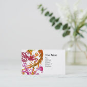 RED BERRIES WIRBEL VISITENKARTE (Stehend Vorderseite)