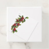 Red Berry Branch Weihnachtsgeschenke Tags Geschenkanhänger (Beispiel)
