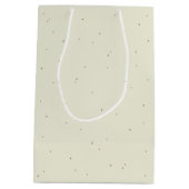 Red Berry+Eukalyptus Christmas/Holiday Vielen Dank Mittlere Geschenktüte (Rückseite)