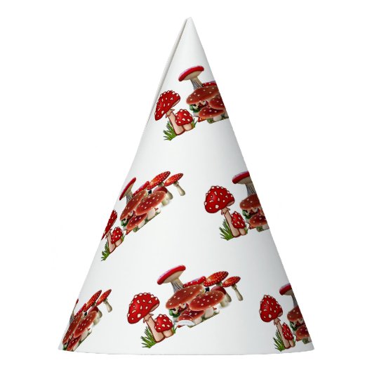 Red Berry Garden Greenerie Toadstool Magic Pilz Partyhütchen (Links)