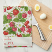 Red Berry & Pills Pharmacy Geschirrtuch (Viertel Falte)