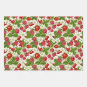Red Berry & Pills Pharmacy Gift Wrapping Paper Geschenkpapier Set (Vorderseite 3)