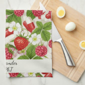 Red Berry & Pills Pharmacy Kitchen Geschirrtuch (Viertel Falte)