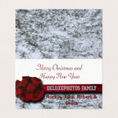 Red Berry Ribbon Snow (Innenseite Aufgefaltet)